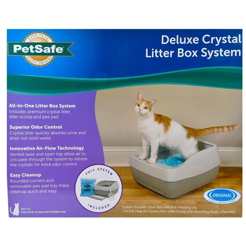 PetSafe Deluxe Crystal Litter Box System (& Accessories)
