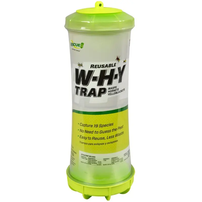 RESCUE! W-H-Y Traps (& Refills) for Wasps, Hornets, and Yellowjackets