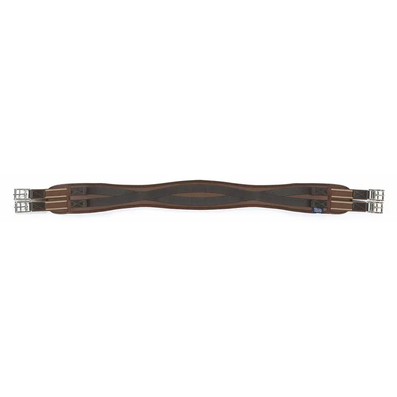Shires Memory Foam Girth, Brown