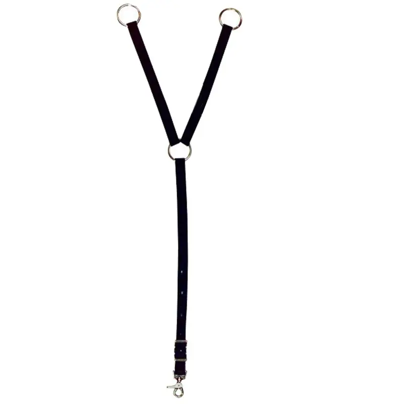 Jeffers Nylon Horse Training Fork with Scissor Snap