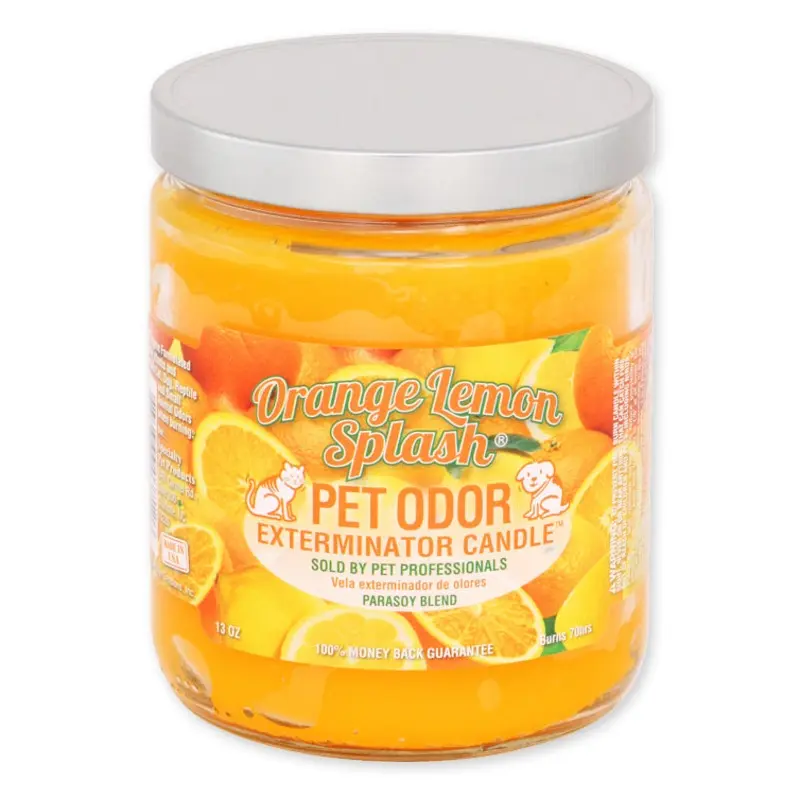 Pet Odor Exterminator Candle, Orange Lemon Splash, 13 oz