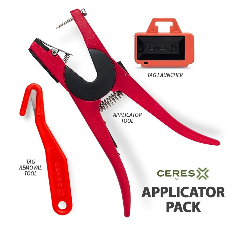 CERES RANCH Satellite Cattle Ear Tag Applicator Pack