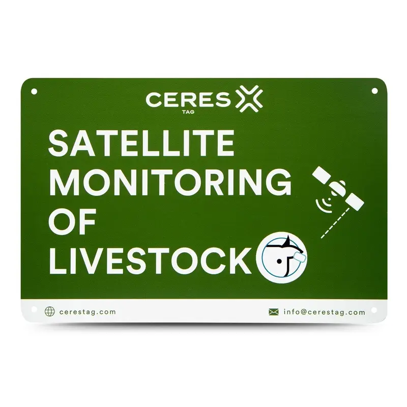 CERES RANCH Satellite Monitoring Signs for Cattle Theft Protection