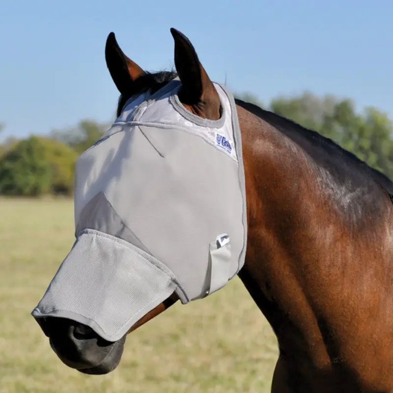 Crusader Fly Mask Without Ears with Long Nose