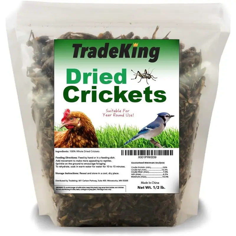 Dried Crickets, 1/2 lb