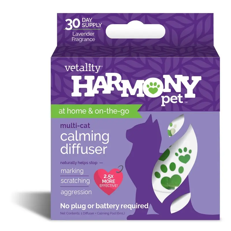 Harmony Pet Calming Home Diffuser & Refills for Cats