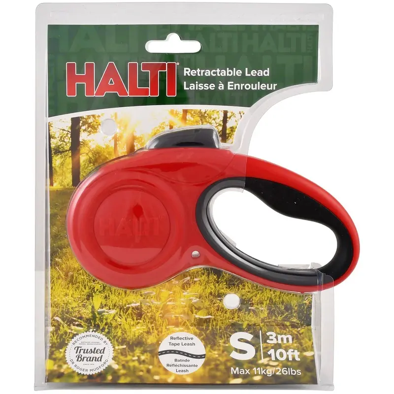 Halti Retractable Lead, Red