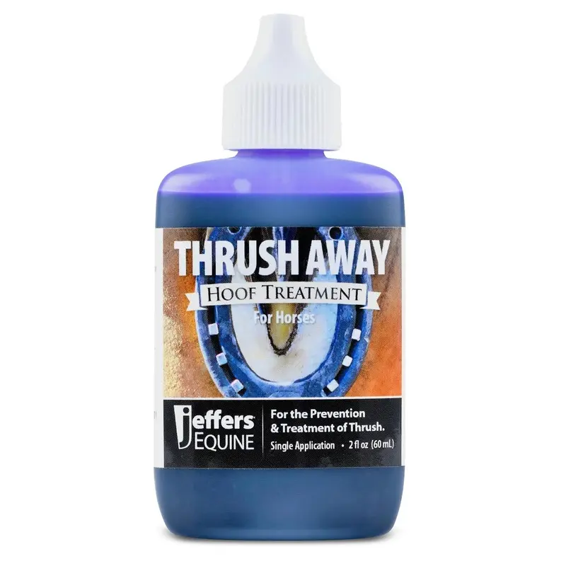 Jeffers Thrush Away Hoof Treatment for Thrush in Horses, 2 oz