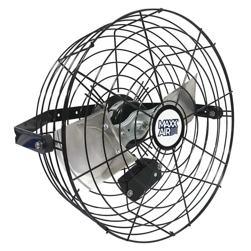 18" High Velocity 3-Speed Wall Mount Fan, 3300 cfm