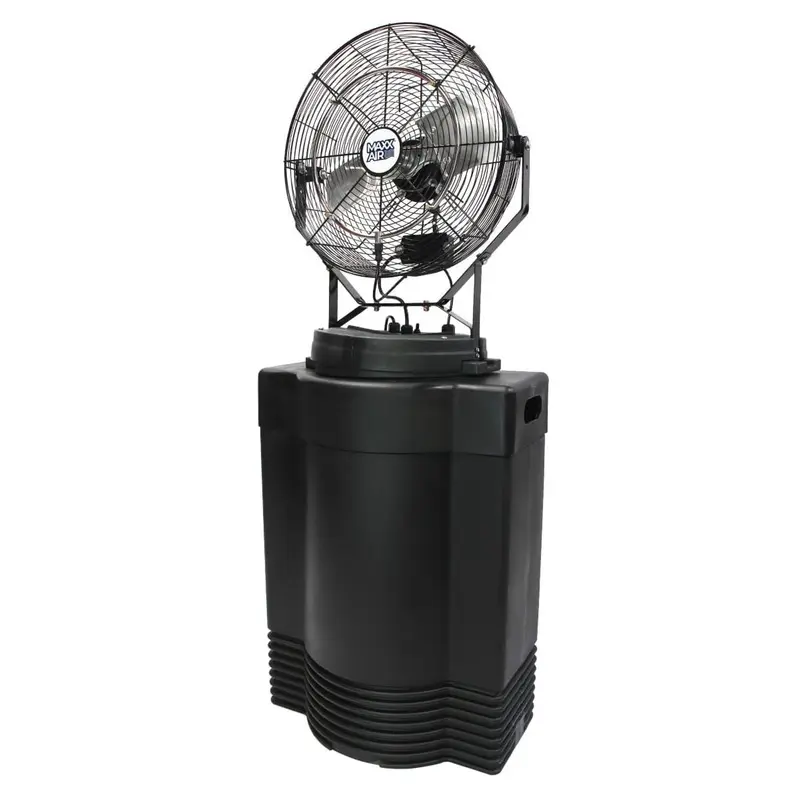 18" Mid-Pressure Misting Fan with 40 Gallon Cooler
