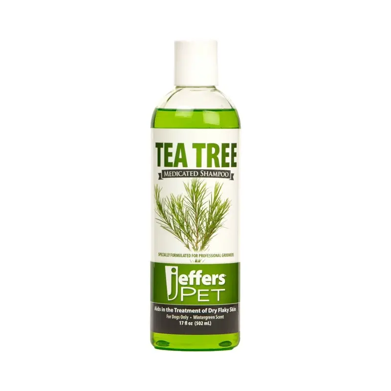 Jeffers Tea Tree (Melaleuca) Medicated Dog Shampoo for Dry Skin