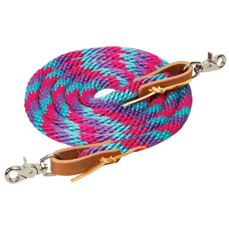Weaver Poly Roper Reins, 5/8" x 8'