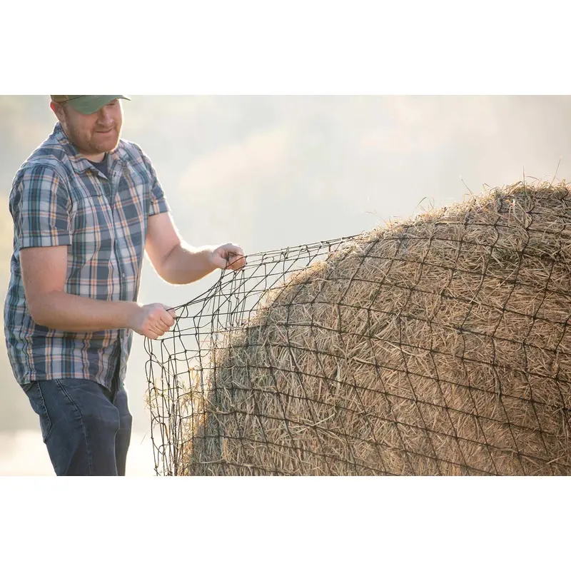 Texas Haynet Livestock Hay Bale Net for Round or Square Bales