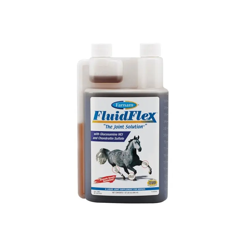Farnam Fluidflex Liquid Joint Supplement for Horses, 32 Ounces, 32 Day Supply