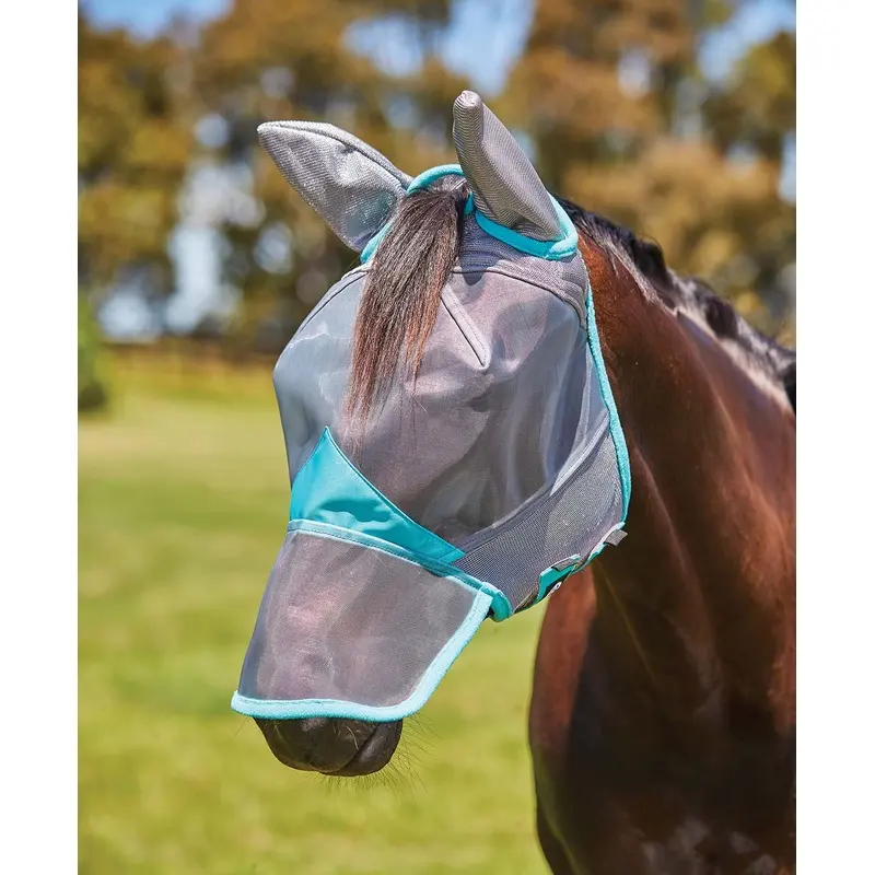 Weatherbeeta ComFITec Deluxe Fine Mesh Horse Fly Mask with Ears & Nose