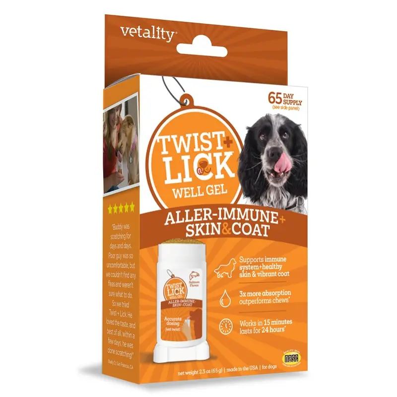 Twist & Lick Aller-Immune and Skin & Coat Supplement