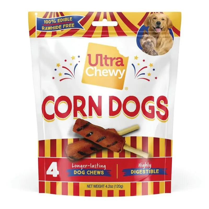 Ultra Chewy Corn Dogs 4ct