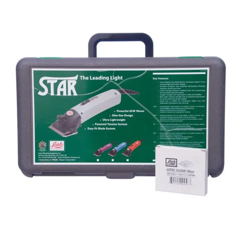 Lister Star Clipper with " Lister Lifter Blade Kit