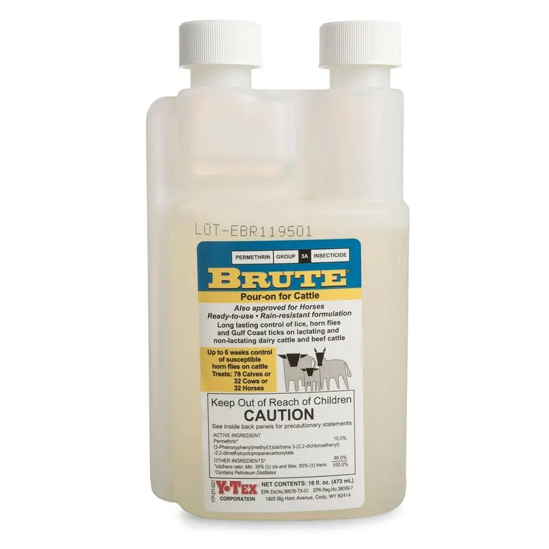 Brute Pour-On Insecticide for Fly & Pest Control