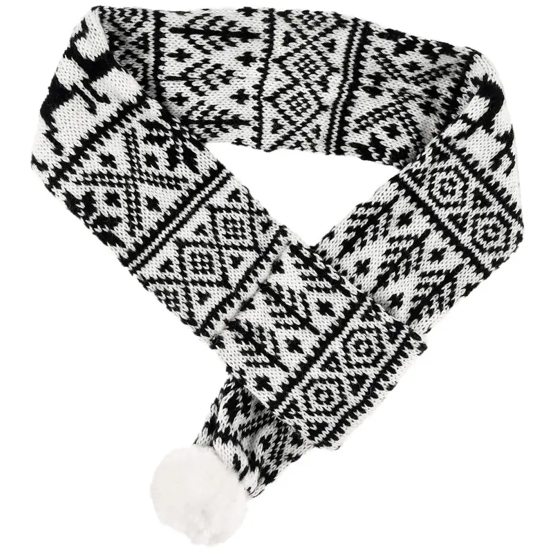 Zippy Paws Reindeer Scarf, Black/White