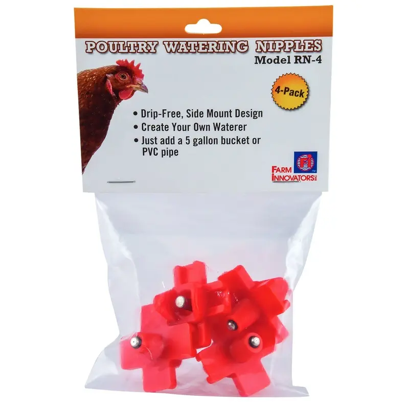 Poultry Watering Nipple, 4 pk