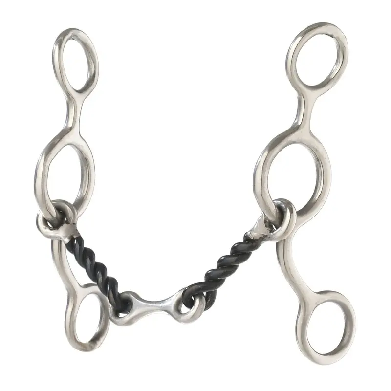 Jr. Cowhorse Snaffle Bit,  5" (Twisted)
