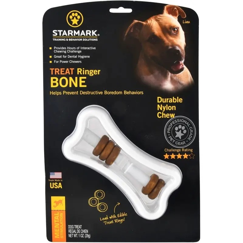 Starmark Treat Ringer, Bone