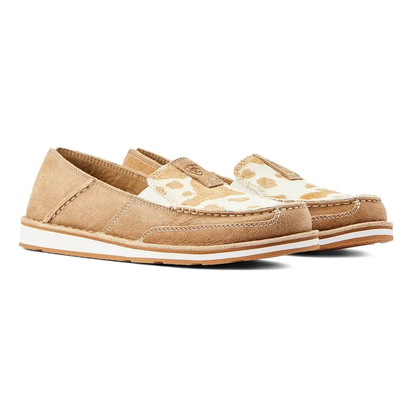 Ariat Women's Cruisers, Adobe/ Tan and White Hair On
