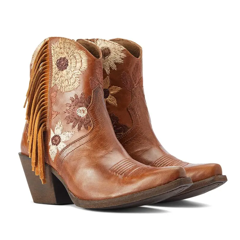 Ariat Women's Florence Western Boot, Tangled Tan