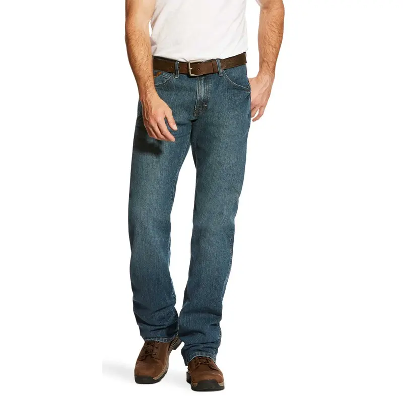 Ariat Men's Rebar M4 Relaxed DuraStretch Basic Boot Cut Jean
