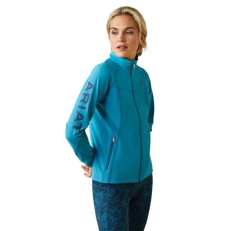 Ariat Women's Agile Softshell Jacket, Mosaic Blue