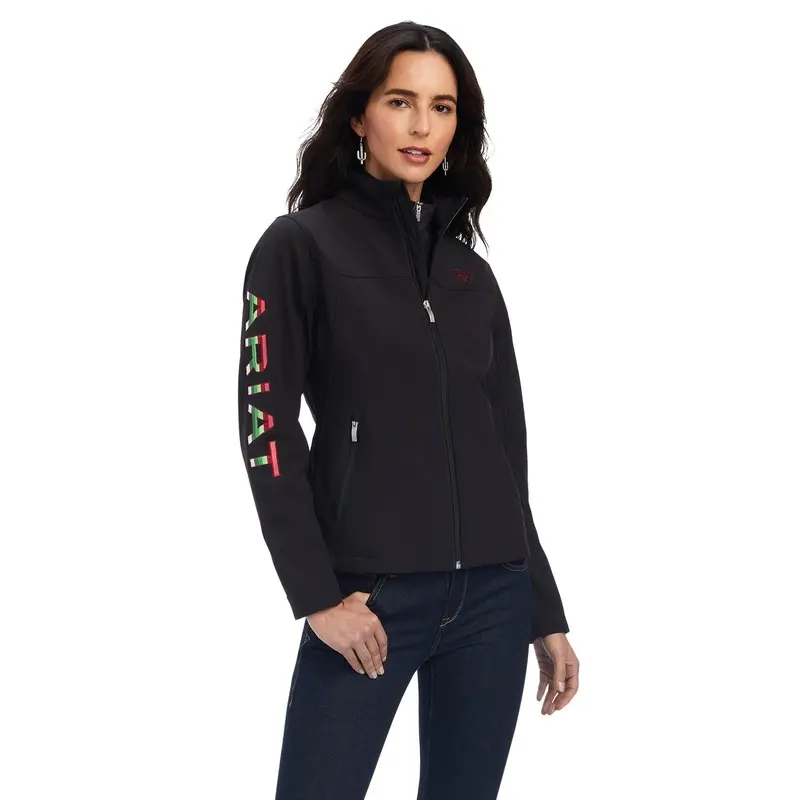 Ariat Women's Rosas Team Softshell Jacket, Black