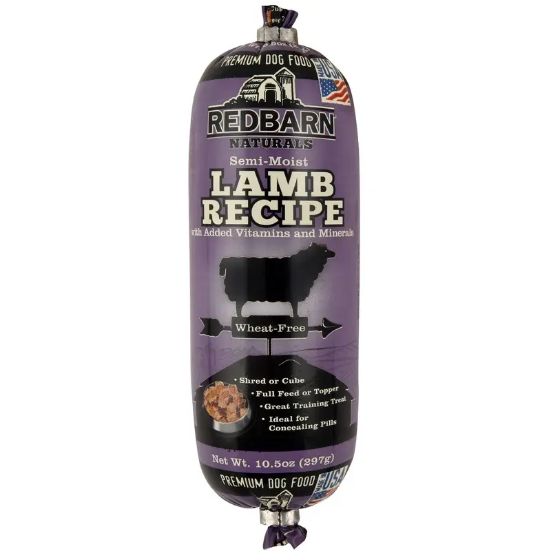 Redbarn Naturals Lamb Recipe Dog Food Roll, 4 lb