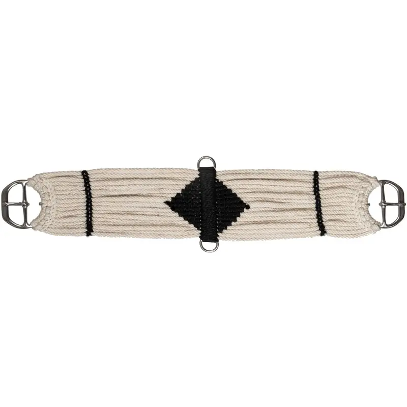 Mustang Mohair Blend Straight Cinch, Cream/Black