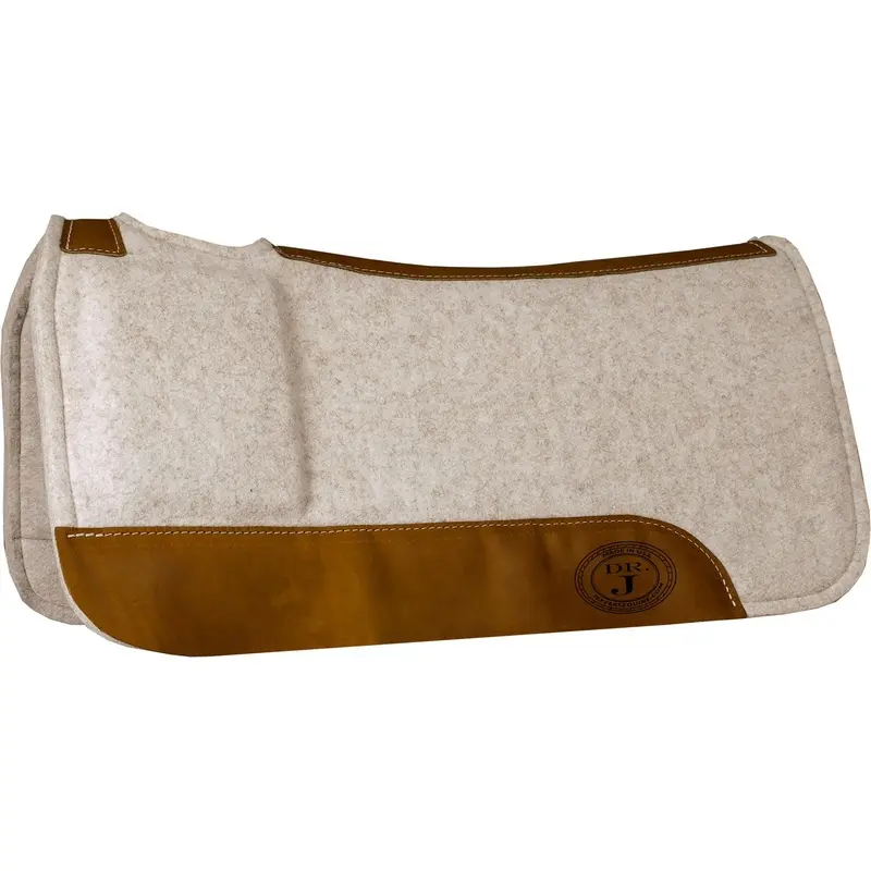 Jeffers "Shim Fit" Contoured Wool Saddle Pad, 32" x 31"