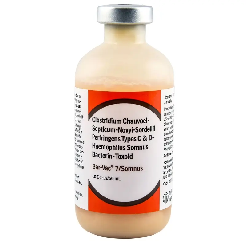 Bar-Vac 7/Somnus Blackleg Cattle Vaccine