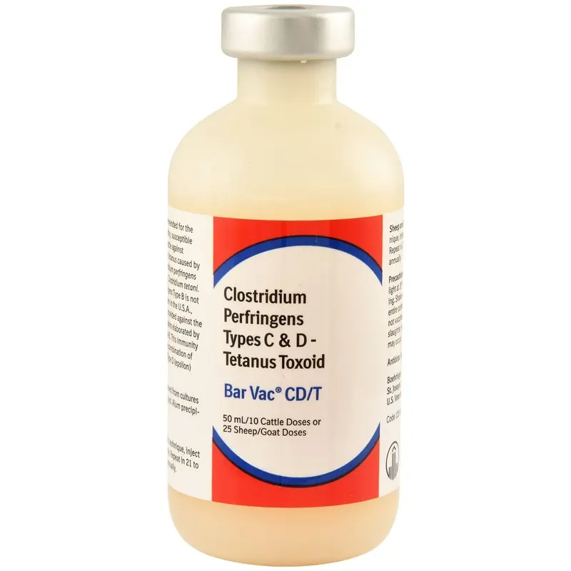 Bar Vac CD/T Vaccine for Cattle, Sheep, & Goats