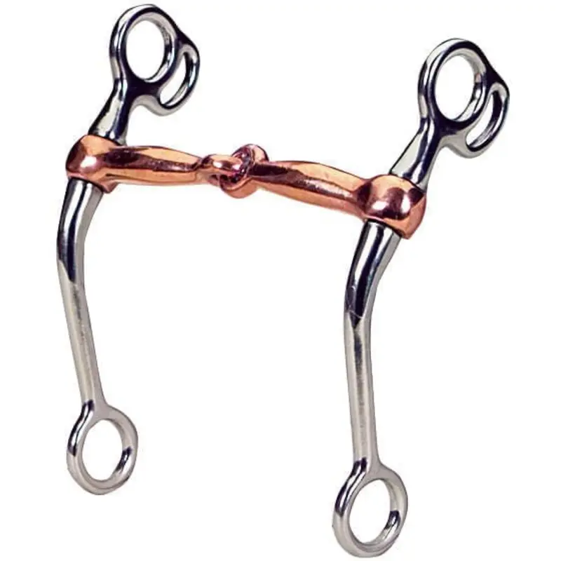 Jeffers Copper Snaffle Mouth Training Bit
