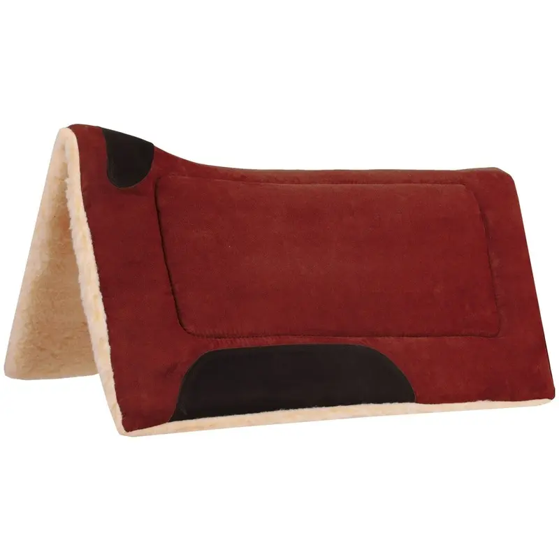 Mustang Faux Suede Contoured Saddle Pad