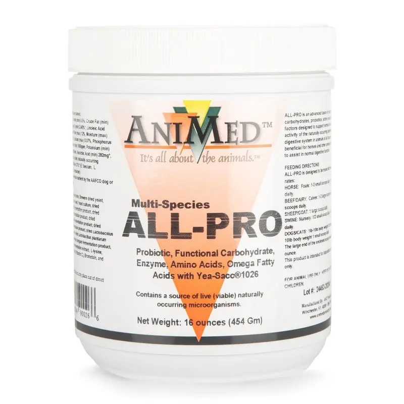 Animed ALL-PRO Probiotic Supplement for Multi-Species Animals