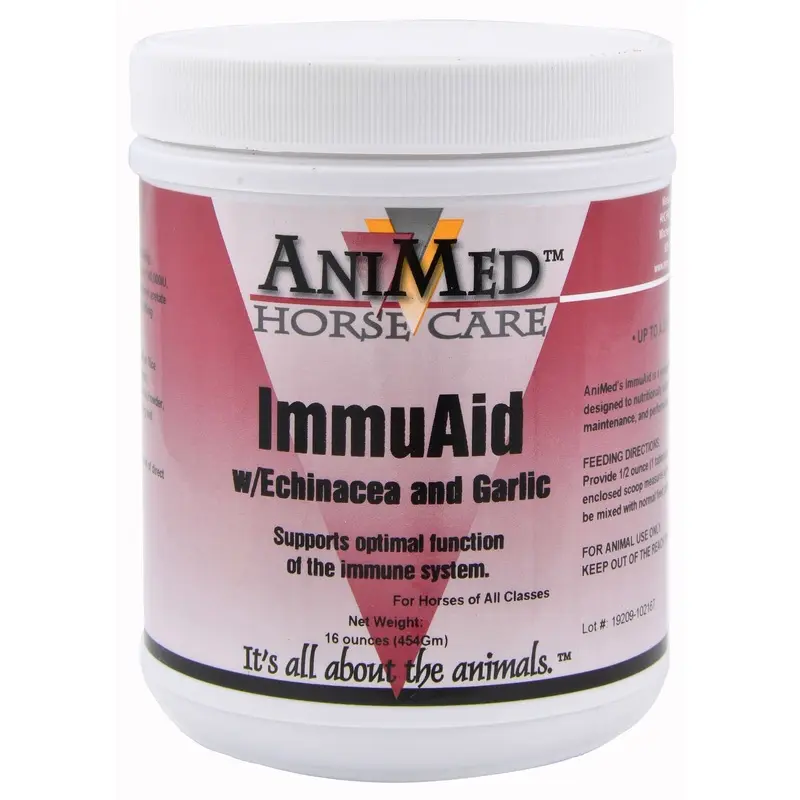 Animed Immu-Aid Horse Supplement with Echinacea & Garlic