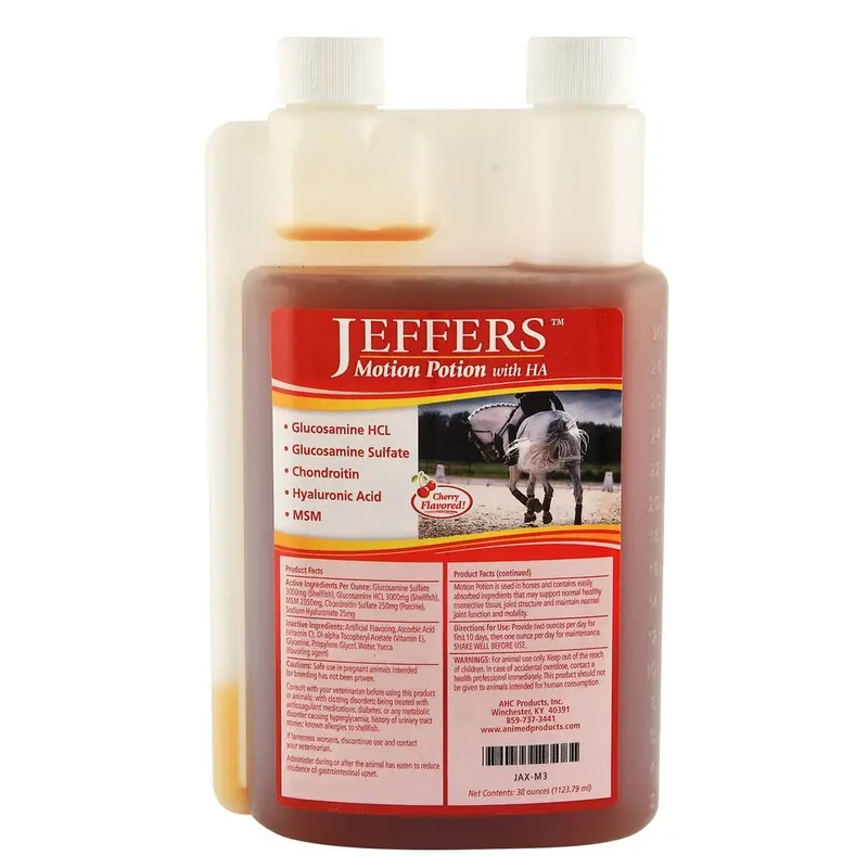 Jeffers Motion Potion Equine Joint Supplement Liquid with HA