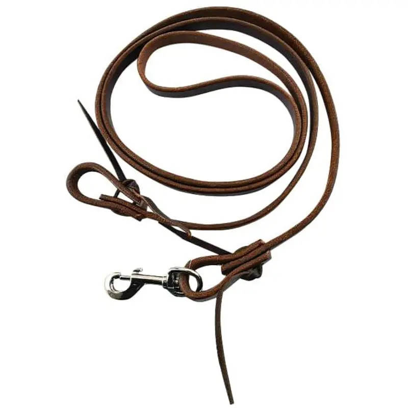Berlin Leather Heavy Oiled Roping Rein