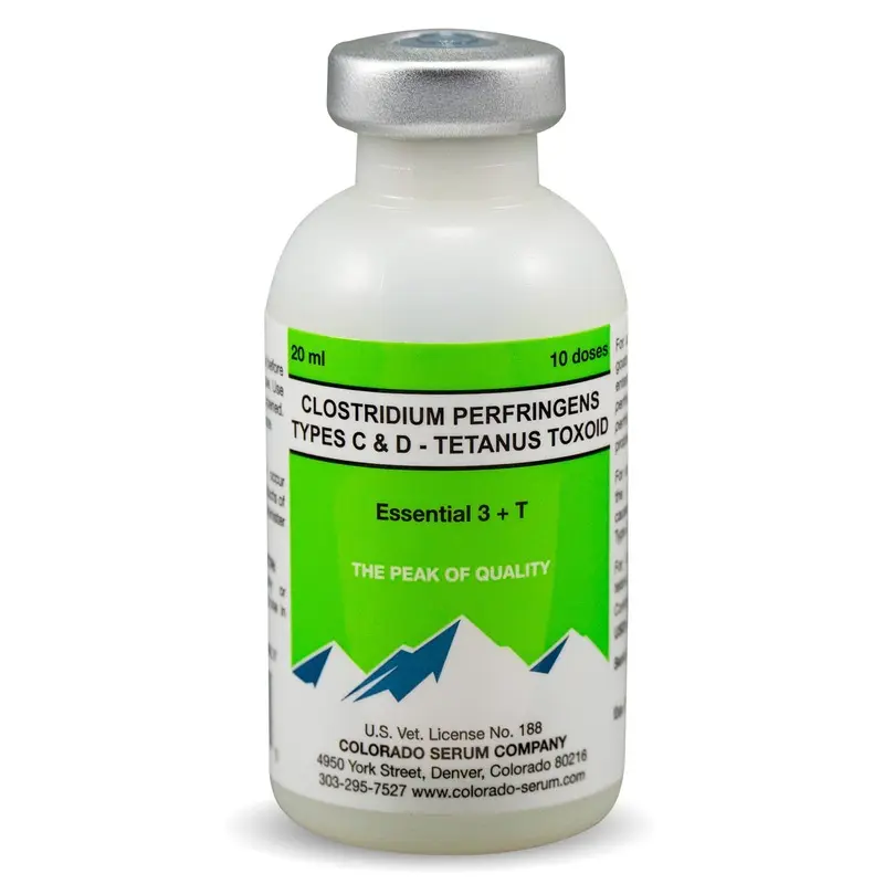 Essential 3 + T Vaccine for Cattle, Sheep, & Goat
