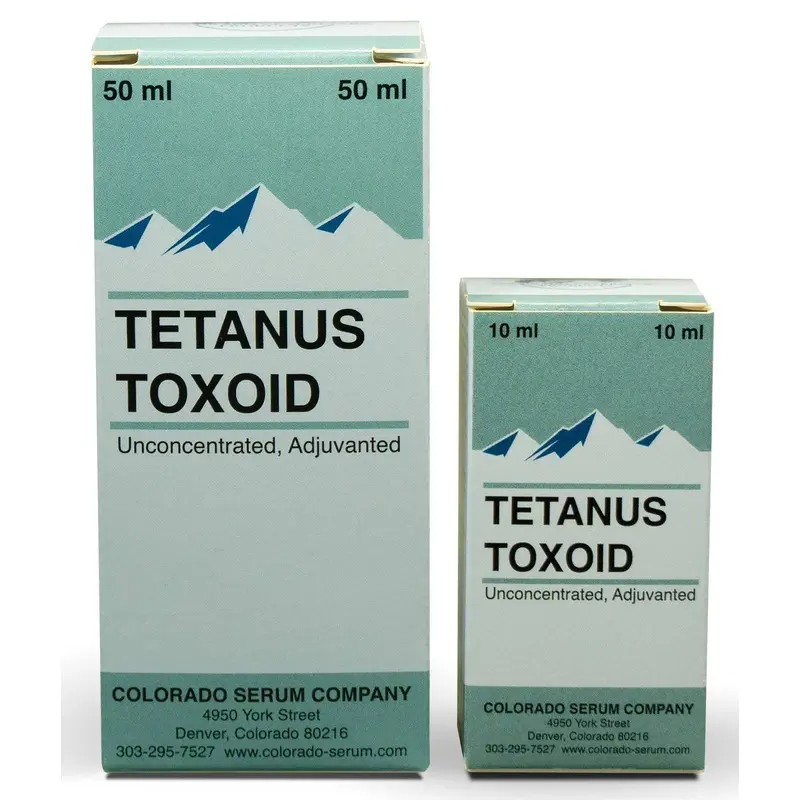 Tetanus Toxoid Vaccine for Animals