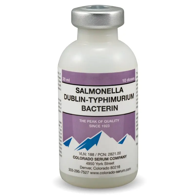 Salmonella Dublin-Typhimurium Bacterin Cattle Vaccine