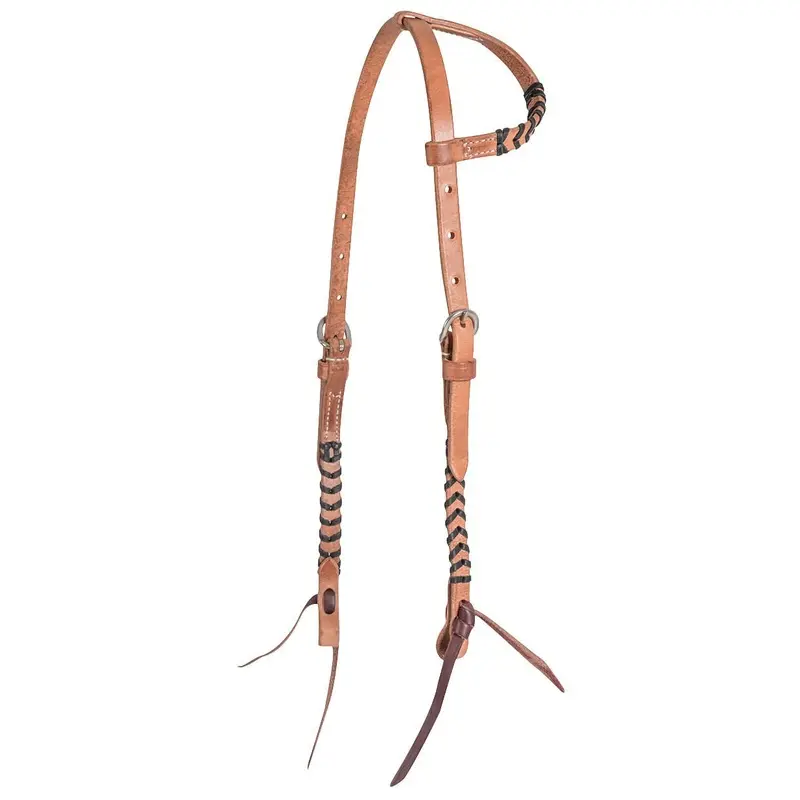 Classic Equine Laced One Ear Headstall, Full