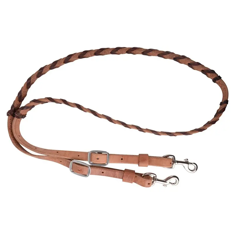 Latigo Leather Laced 5/8" Barrel Reins