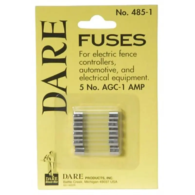 1 Amp Fuses, 5 pk