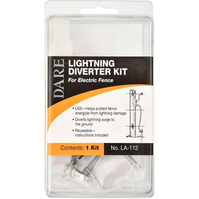 Dare Lightning Arrestor - Lightning Diverter Kit for Electric Fence